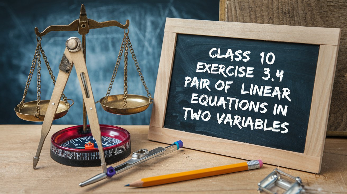 NCERT Solutions for Class 10 Maths Chapter 3: Pair of Linear Equations in Two Variables || CBSE Class 10 Maths Chapter 3 Pair of Linear Equations in Two Variables solutions Ex 3.4 Math Solution