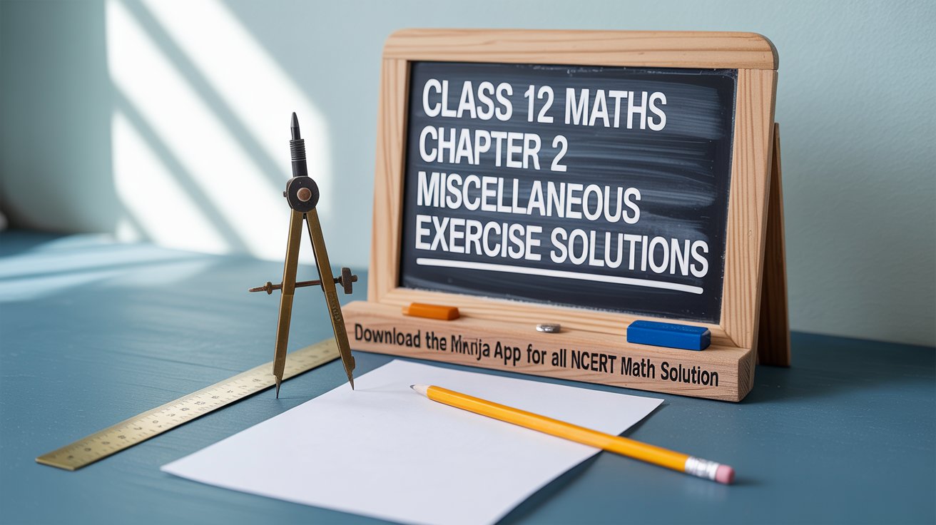class 12 maths chapter 2 miscellaneous exercise solutions