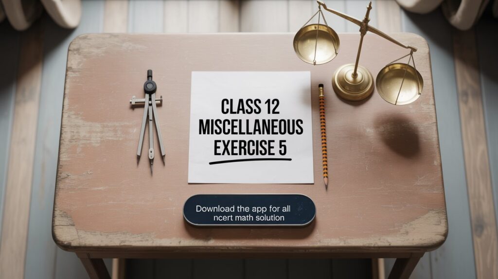 miscellaneous exercise class 12 chapter 5