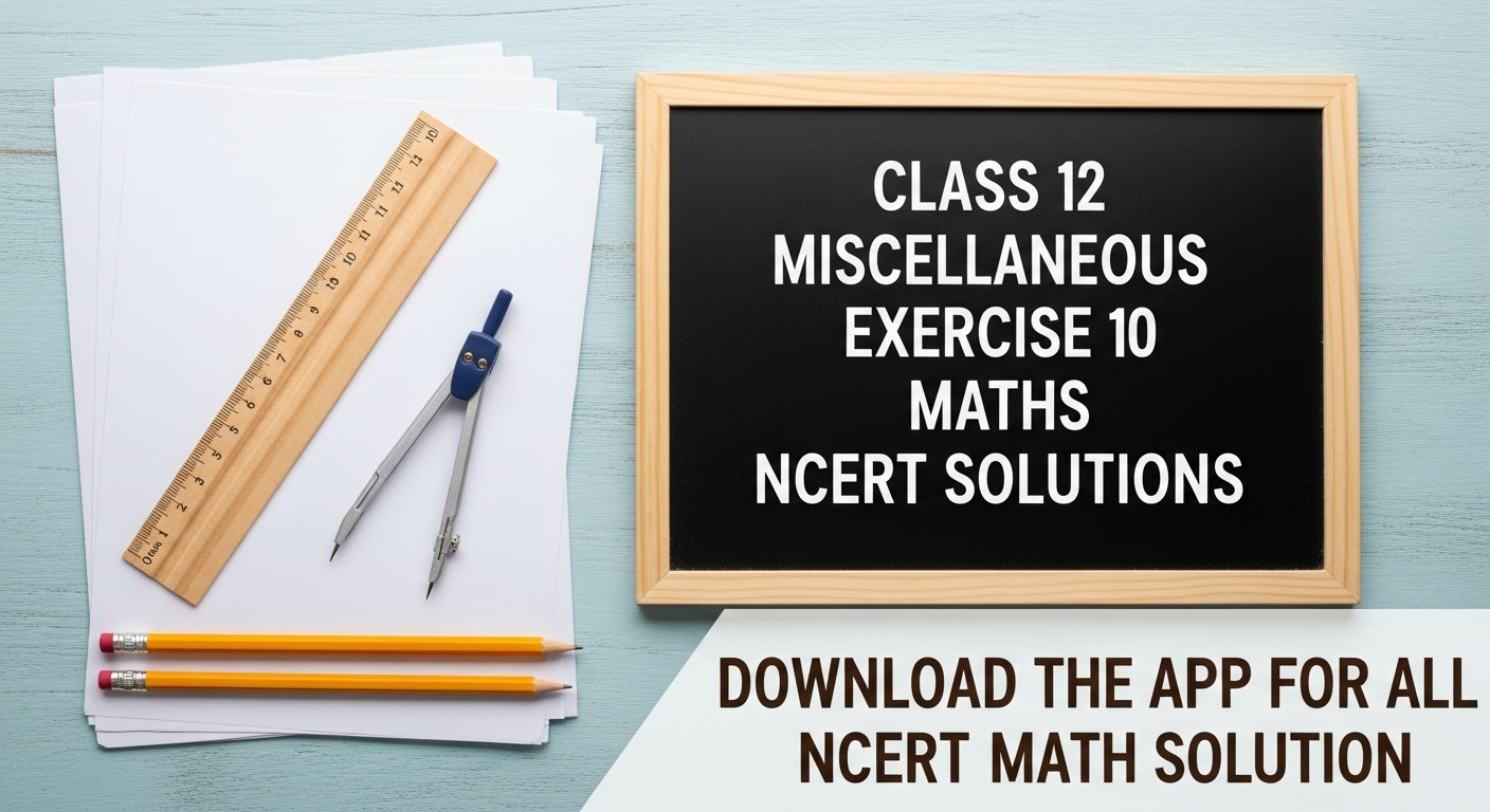 class 12 maths chapter 10 miscellaneous exercise solutions